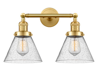 Franklin Restoration Two Light Bath Vanity in Satin Gold (405|208SGG44)