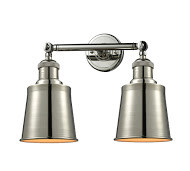 Franklin Restoration Two Light Bath Vanity in Polished Nickel (405|208PNM9)