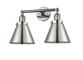 Franklin Restoration Two Light Bath Vanity in Polished Nickel (405|208PNM13PN)