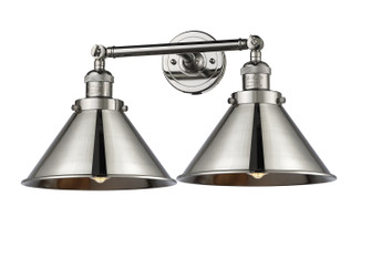 Franklin Restoration Two Light Bath Vanity in Polished Nickel (405|208PNM10PN)