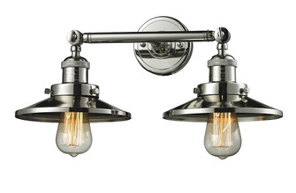 Franklin Restoration Two Light Bath Vanity in Polished Nickel (405|208PNM1)