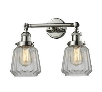 Franklin Restoration Two Light Bath Vanity in Polished Nickel (405|208PNG142)