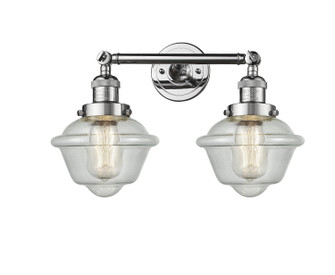 Franklin Restoration Two Light Bath Vanity in Polished Chrome (405|208PCG534)