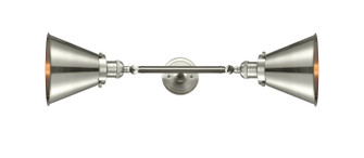 Franklin Restoration Two Light Bath Vanity in Brushed Satin Nickel (405|208LSNM13SN)