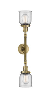 Franklin Restoration Two Light Bath Vanity in Brushed Brass (405|208LBBG52)