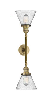 Franklin Restoration LED Bath Vanity in Brushed Brass (405|208LBBG44LED)