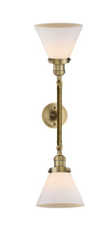 Franklin Restoration LED Bath Vanity in Brushed Brass (405|208LBBG41LED)
