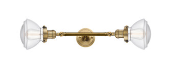 Franklin Restoration Two Light Bath Vanity in Brushed Brass (405|208LBBG322)