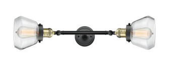Franklin Restoration Two Light Bath Vanity in Black Antique Brass (405|208LBABG172)