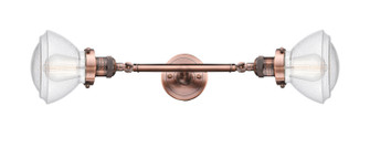 Franklin Restoration Two Light Bath Vanity in Antique Copper (405|208LACG324)