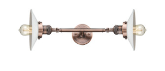 Franklin Restoration Two Light Bath Vanity in Antique Copper (405|208LACG1)