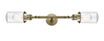 Franklin Restoration Two Light Bath Vanity in Antique Brass (405|208LABG314)