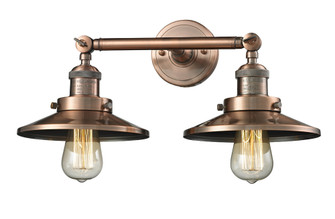 Franklin Restoration Two Light Bath Vanity in Antique Copper (405|208ACM3)