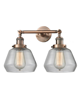 Franklin Restoration Two Light Bath Vanity in Antique Copper (405|208ACG172)