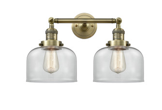 Franklin Restoration Two Light Bath Vanity in Antique Brass (405|208ABG72)