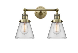 Franklin Restoration Two Light Bath Vanity in Antique Brass (405|208ABG62)