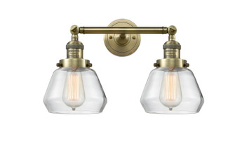 Franklin Restoration Two Light Bath Vanity in Antique Brass (405|208ABG172)