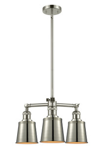 Franklin Restoration LED Chandelier in Polished Nickel (405|207PNM9LED)