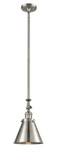 Franklin Restoration One Light Mini Pendant in Brushed Satin Nickel (405|206SNM13SN)