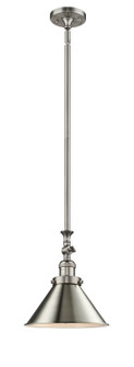 Franklin Restoration One Light Mini Pendant in Brushed Satin Nickel (405|206SNM10SN)