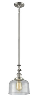 Franklin Restoration One Light Mini Pendant in Brushed Satin Nickel (405|206SNG74)