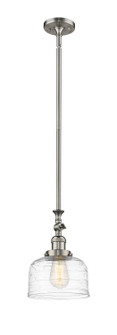 Franklin Restoration One Light Mini Pendant in Brushed Satin Nickel (405|206SNG713)