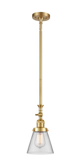 Franklin Restoration One Light Mini Pendant in Satin Gold (405|206SGG62)