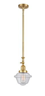 Franklin Restoration LED Mini Pendant in Satin Gold (405|206SGG534LED)