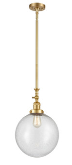 Franklin Restoration LED Mini Pendant in Satin Gold (405|206SGG20412LED)
