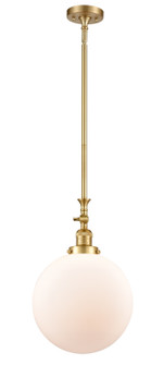 Franklin Restoration One Light Mini Pendant in Satin Gold (405|206SGG20112)