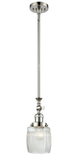 Franklin Restoration LED Mini Pendant in Polished Nickel (405|206PNG302LED)