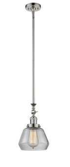 Franklin Restoration One Light Mini Pendant in Polished Nickel (405|206PNG172)