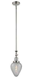 Franklin Restoration One Light Mini Pendant in Polished Nickel (405|206PNG165)