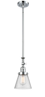 Franklin Restoration One Light Mini Pendant in Polished Chrome (405|206PCG64)