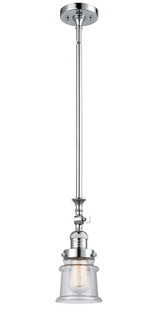 Franklin Restoration One Light Mini Pendant in Polished Chrome (405|206PCG184S)