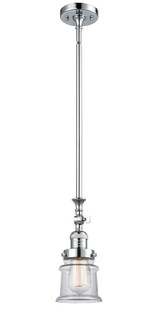 Franklin Restoration One Light Mini Pendant in Polished Chrome (405|206PCG182S)