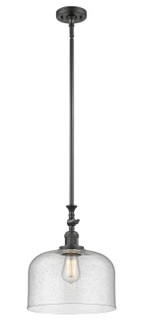 Franklin Restoration One Light Mini Pendant in Oil Rubbed Bronze (405|206OBG74L)
