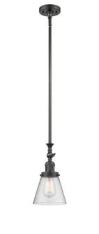 Franklin Restoration One Light Mini Pendant in Oil Rubbed Bronze (405|206OBG64)