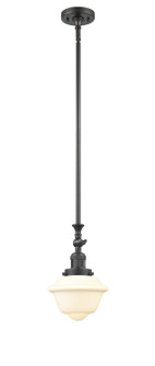 Franklin Restoration One Light Mini Pendant in Oil Rubbed Bronze (405|206OBG531)