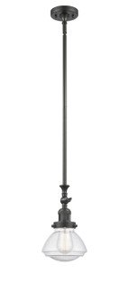 Franklin Restoration One Light Mini Pendant in Oil Rubbed Bronze (405|206OBG324)