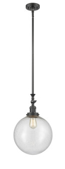 Franklin Restoration One Light Mini Pendant in Oil Rubbed Bronze (405|206OBG20412) Franklin Restoration One Light Mini Pendant in Oil Rubbed Bronze (405|206OBG20412)