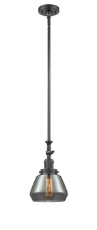 Franklin Restoration One Light Mini Pendant in Oil Rubbed Bronze (405|206OBG173)