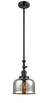 Franklin Restoration One Light Mini Pendant in Matte Black (405|206BKG78)