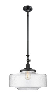 Franklin Restoration One Light Mini Pendant in Matte Black (405|206BKG69416)