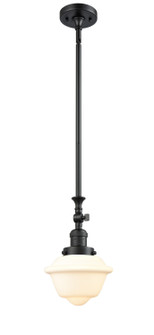 Franklin Restoration One Light Mini Pendant in Matte Black (405|206BKG531)