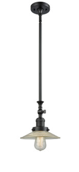Franklin Restoration LED Mini Pendant in Matte Black (405|206BKG2LED)