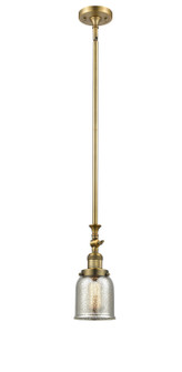 Franklin Restoration One Light Mini Pendant in Brushed Brass (405|206BBG58)