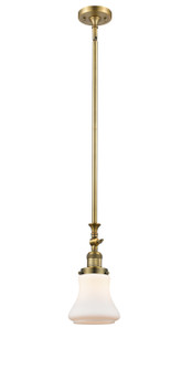 Franklin Restoration LED Mini Pendant in Brushed Brass (405|206BBG191LED)