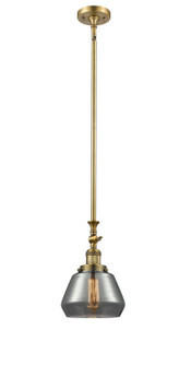 Franklin Restoration LED Mini Pendant in Brushed Brass (405|206BBG173LED)