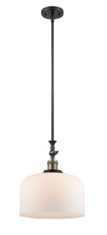 Franklin Restoration One Light Mini Pendant in Black Antique Brass (405|206BABG71L)